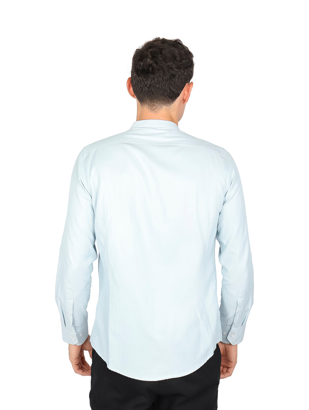 Camisa Henley Manga Larga Authentic Lyon Plata para Hombre
