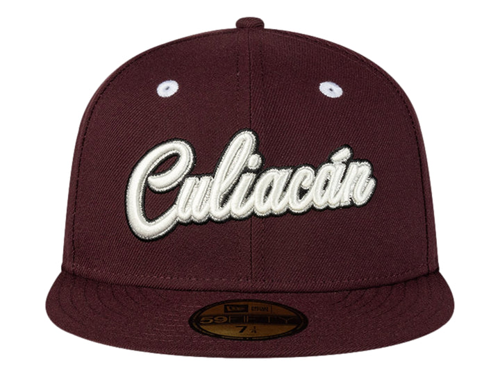 Gorra New Era 59Fifty Color Culiacán Guinda para Hombre