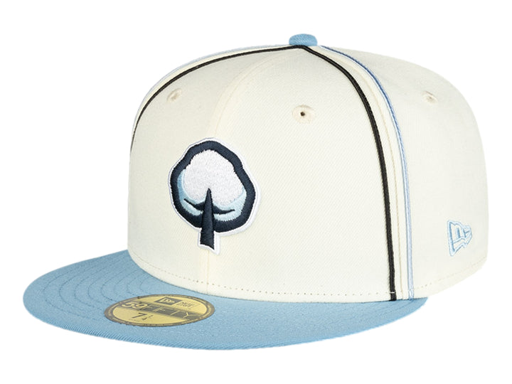 Gorra New Era 5950 Blanco y Azul