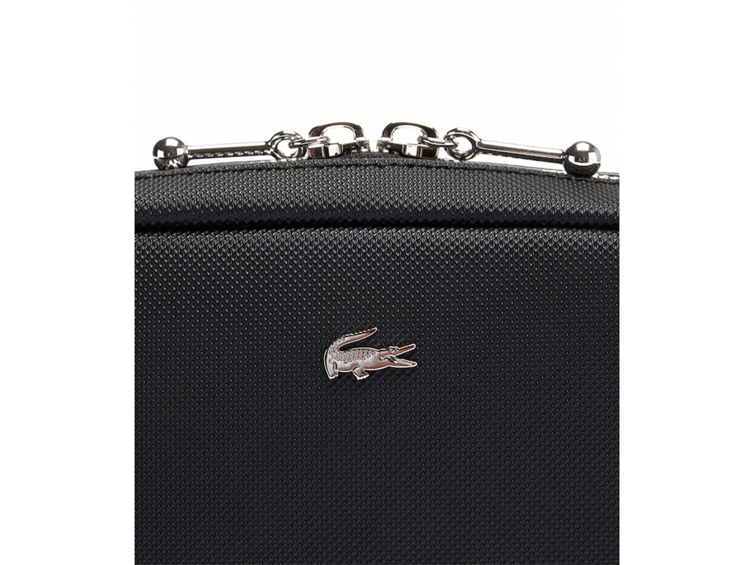 Bolso de Hombro Lacoste Negro para Mujer