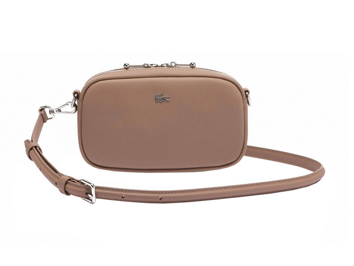 Bolso Crossbody Lacoste Beige para Mujer