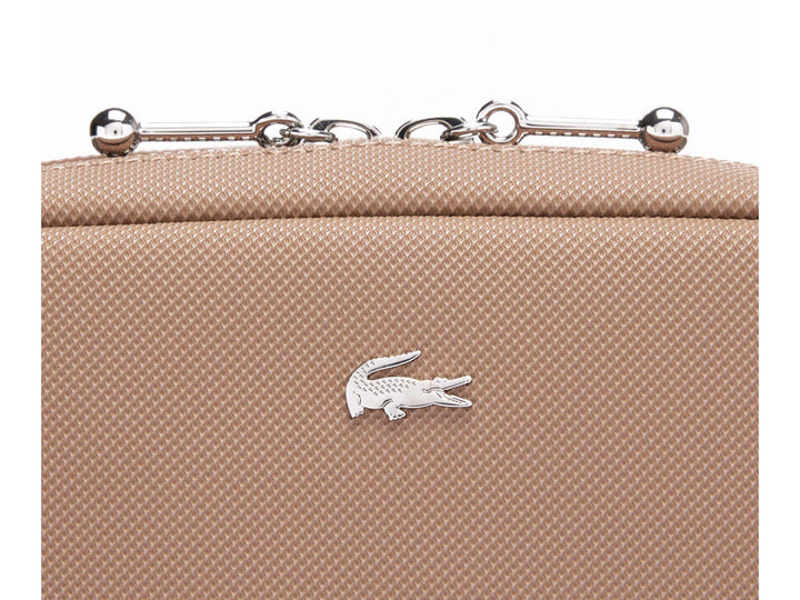 Bolso Crossbody Lacoste Beige para Mujer
