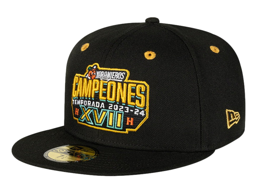 Gorra New Era Naranjeros de Hermosillo Negro para Hombre