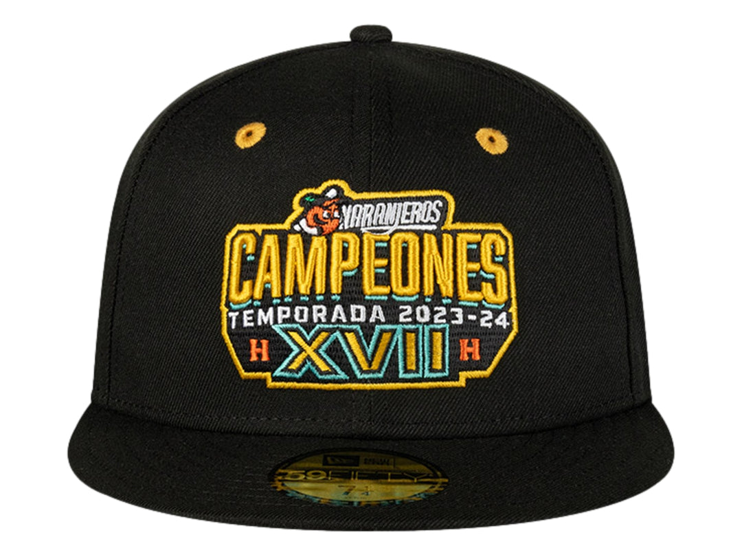 Gorra New Era Naranjeros de Hermosillo Negro para Hombre