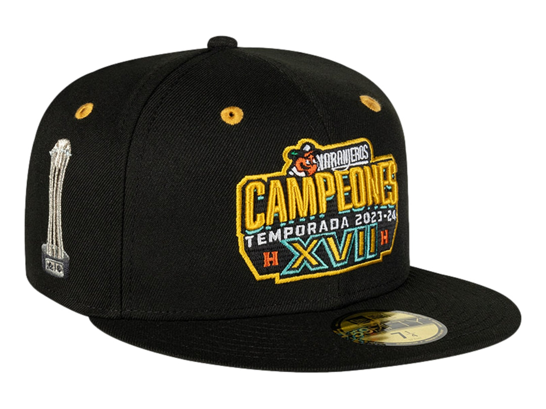 Gorra New Era Naranjeros de Hermosillo Negro para Hombre