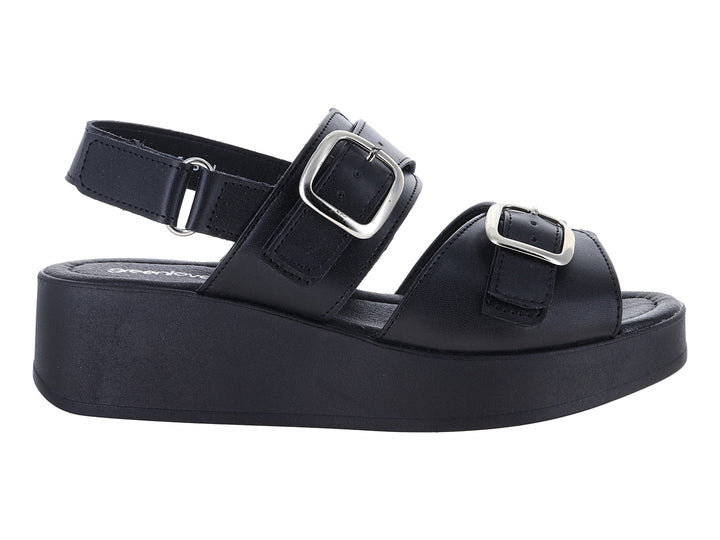 Sandalias Green Love Negro para Mujer