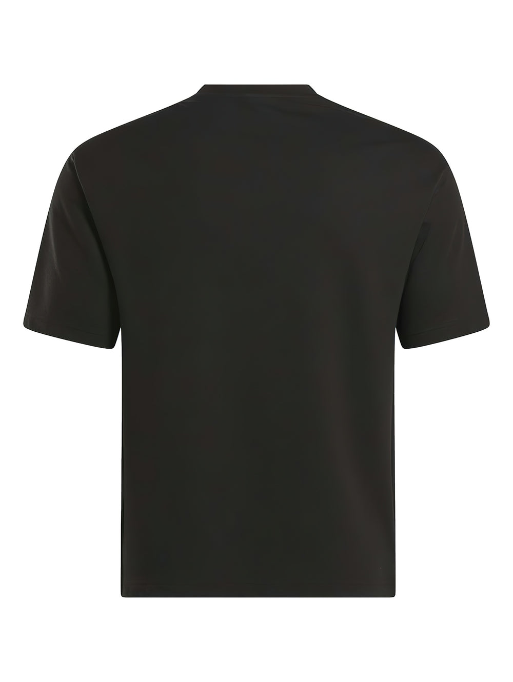 Camiseta deportiva Reebok de color negro con cuello redondo y manga corta.