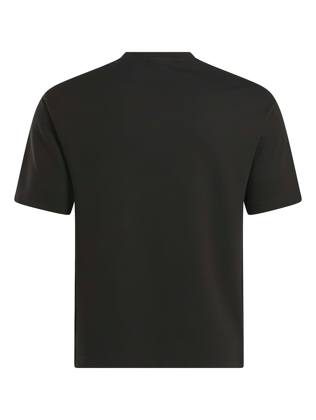 Camiseta deportiva Reebok de color negro con cuello redondo y manga corta.