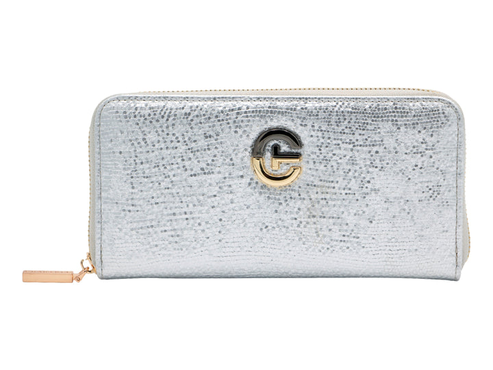 Bolsa Crabtree Estilo Cartera Color Plata para Mujer