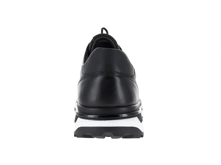 Tenis Buenissimo Negros de Piel para Hombre