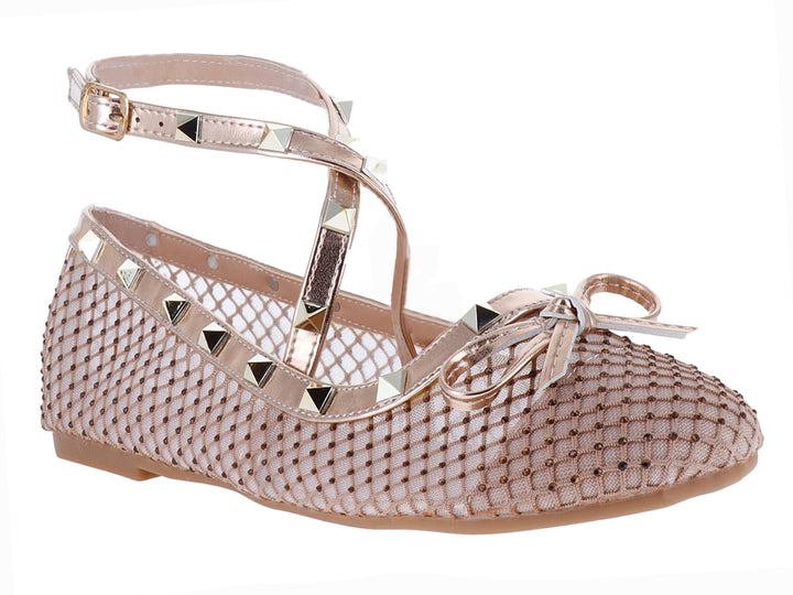 Ballerinas ROZE Color Rose Gold para Mujer