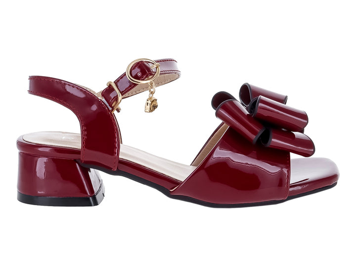 Sandalias ROZE Rojas Elegantes para Niña