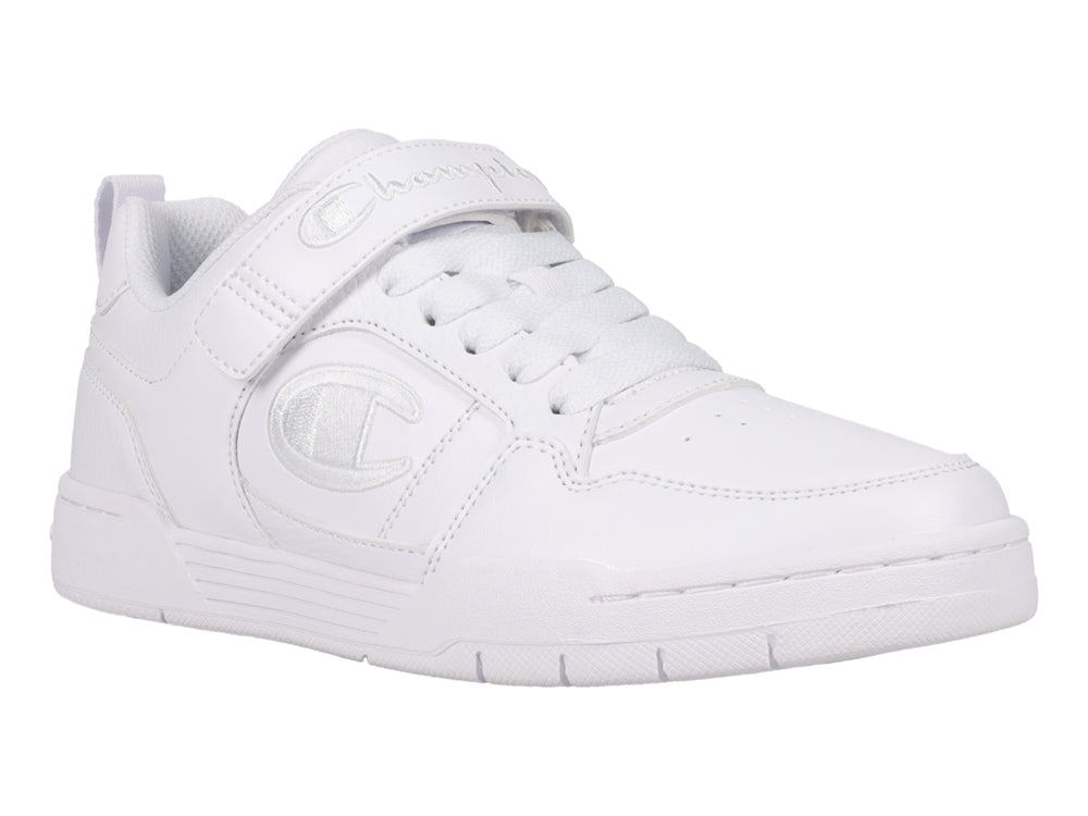 Tenis Champion color blanco para deporte con cierre de velcro y cordones.