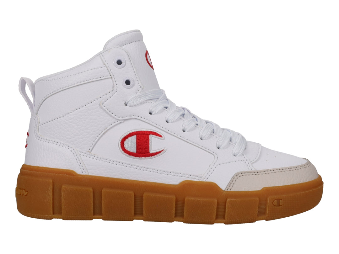Tenis Champion Drome Ventor HI Blanco y Rojo para Mujer