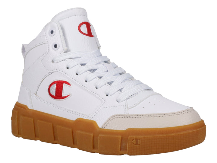 Tenis Champion Drome Ventor HI Blanco y Rojo para Mujer