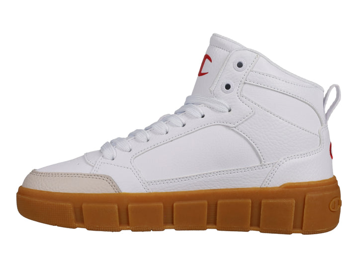 Tenis Champion Drome Ventor HI Blanco y Rojo para Mujer