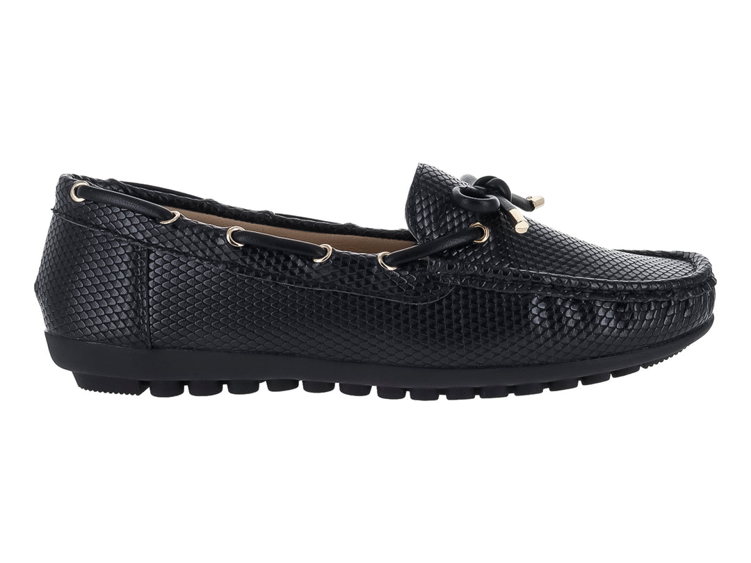 Zapato Mocasín Comfort Fit Negro para Mujer