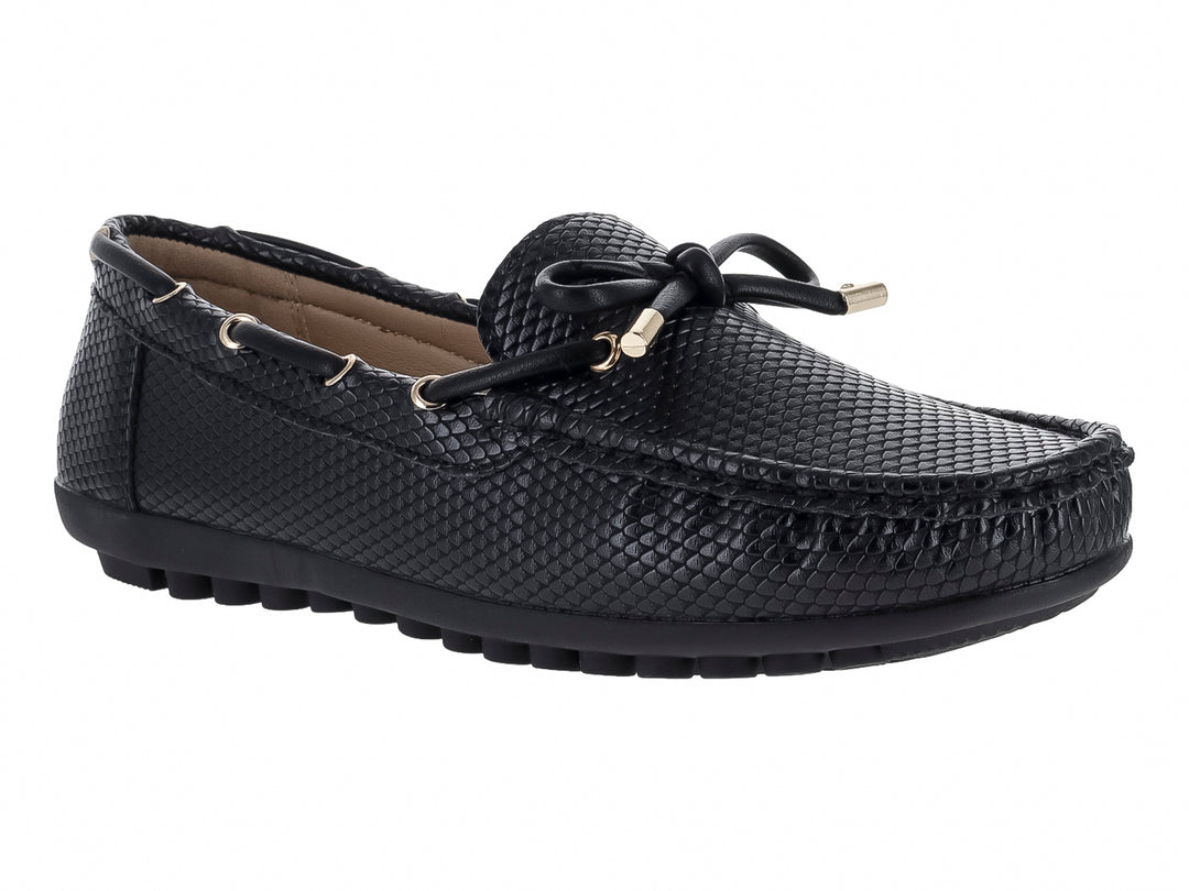 Zapato Mocasín Comfort Fit Negro para Mujer