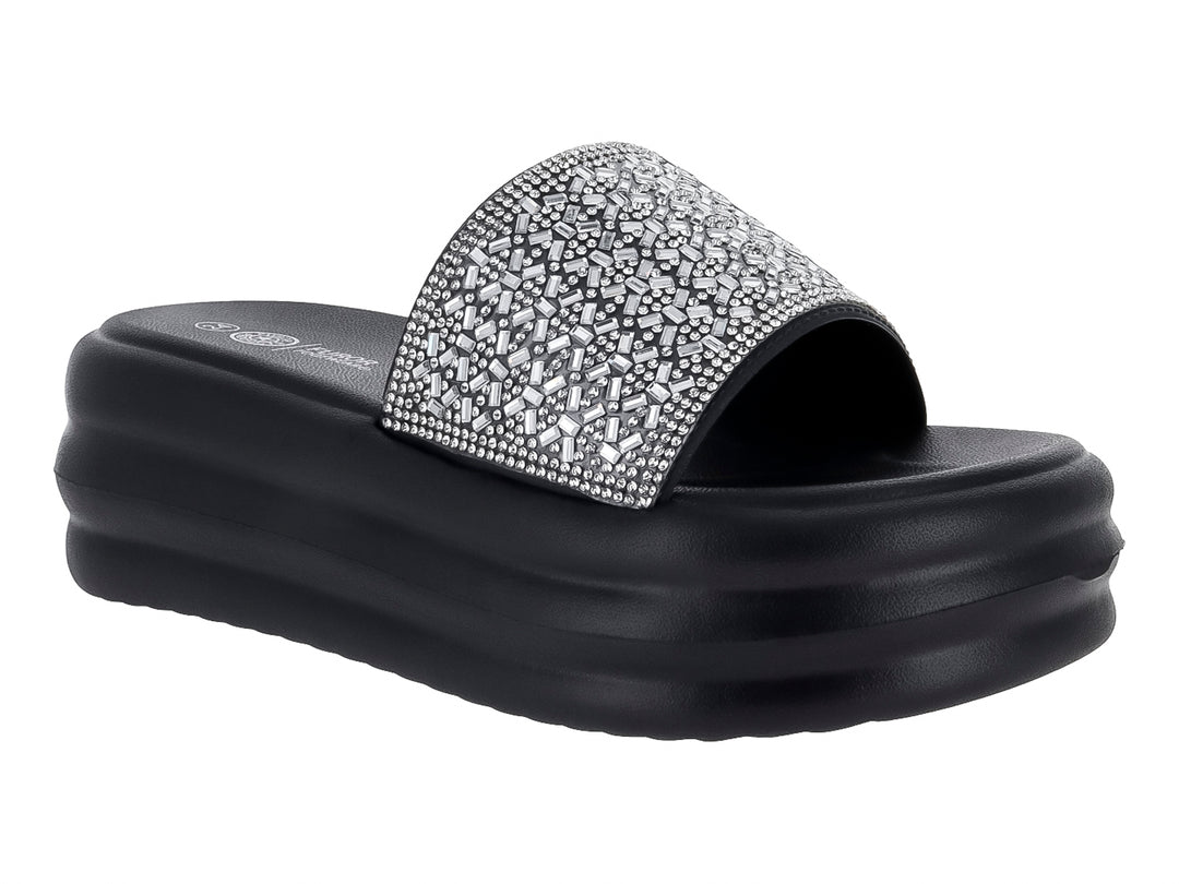 Sandalias Furor Plataforma Negro para Mujer