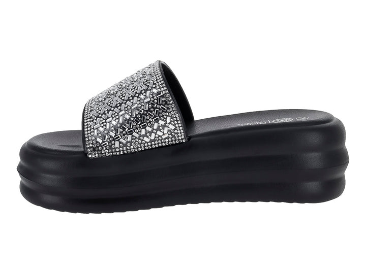 Sandalias Furor Plataforma Negro para Mujer