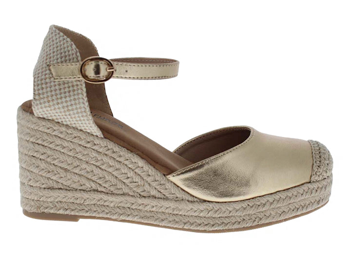 Sandalias Alpargatas Furor Oro para Mujer