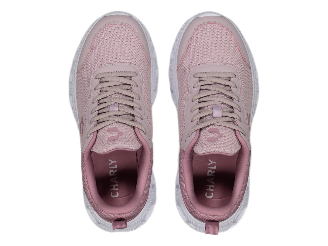 Tenis Charly Rosa y Beige para Mujer