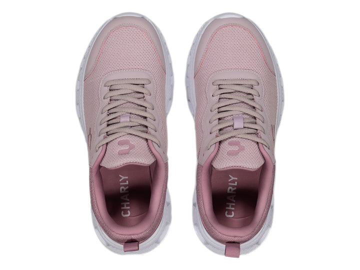 Tenis Charly Rosa y Beige para Mujer