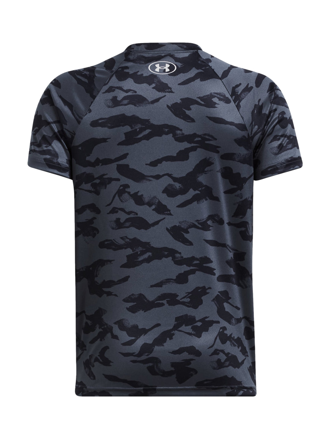 Playera Under Armour Tech BL Printed Gris para Nino