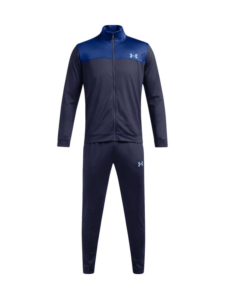 Conjunto deportivo Under Armour en color azul marino con detalles en azul claro.