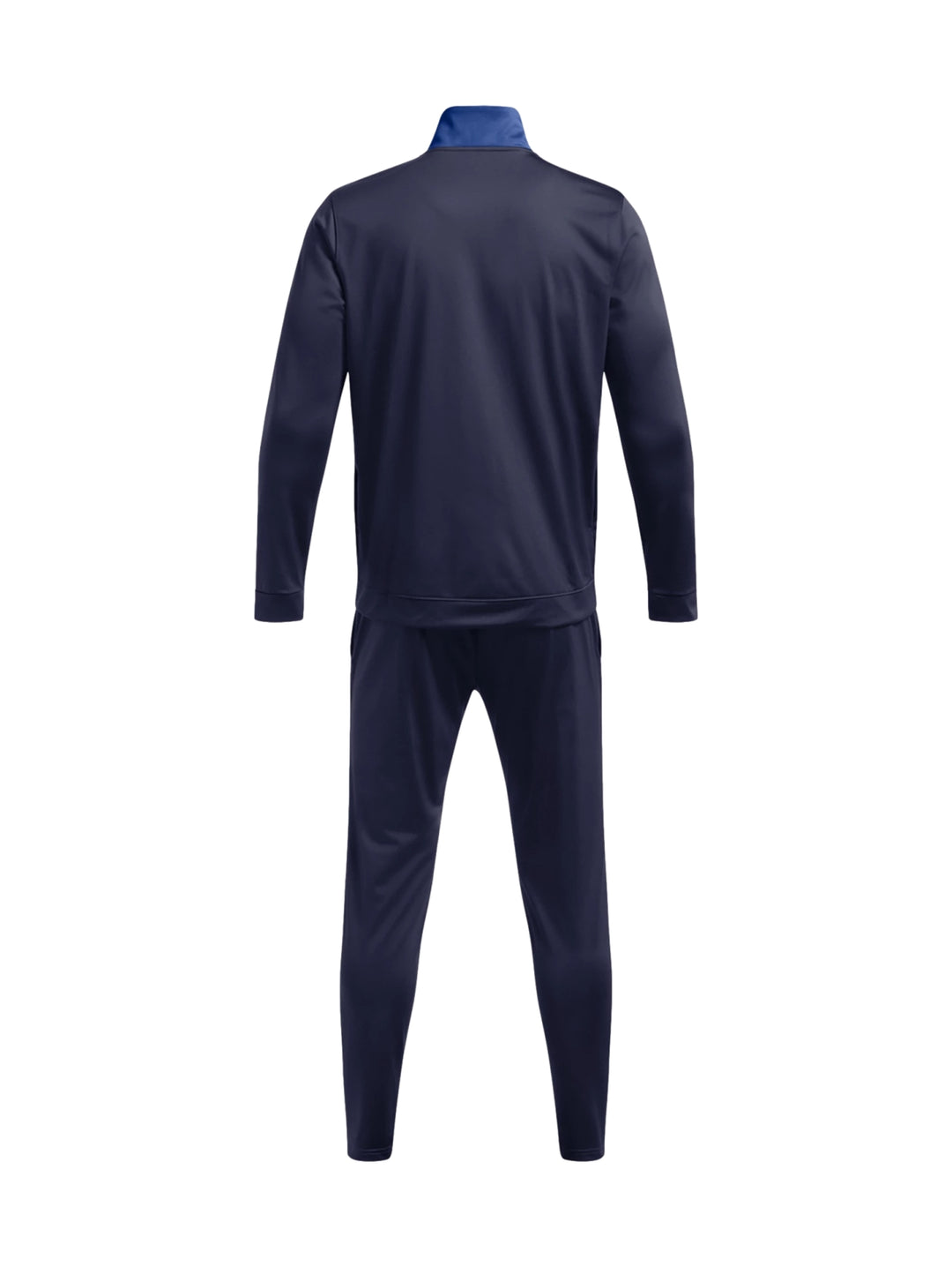 Conjunto deportivo Under Armour en color azul marino con detalles en azul claro.