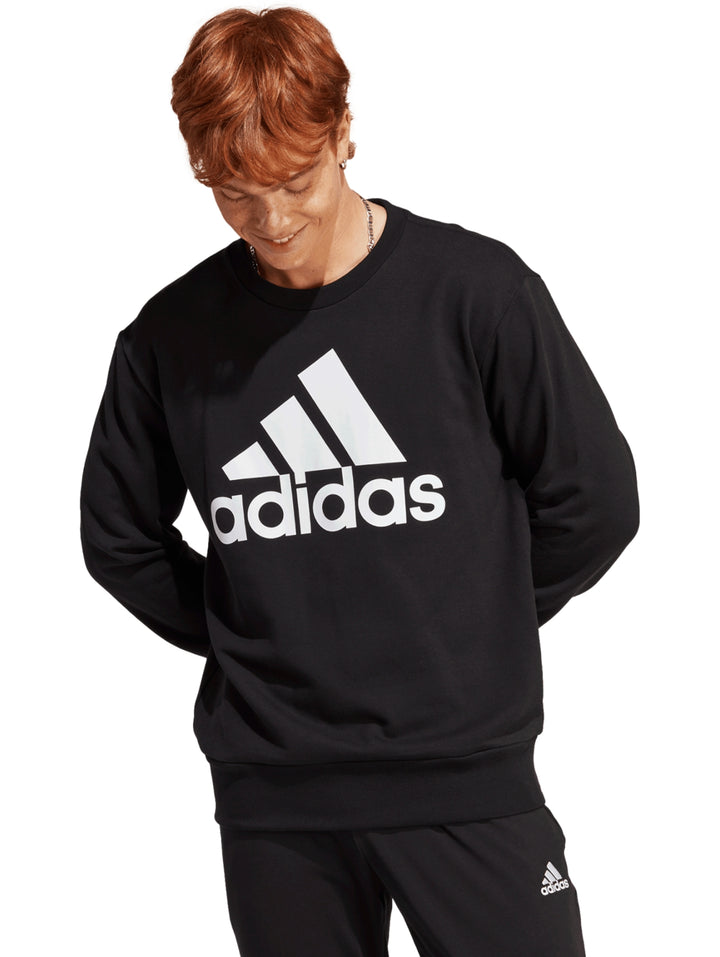 Sudadera Adidas Essentials Logo Grande Negro para Hombre