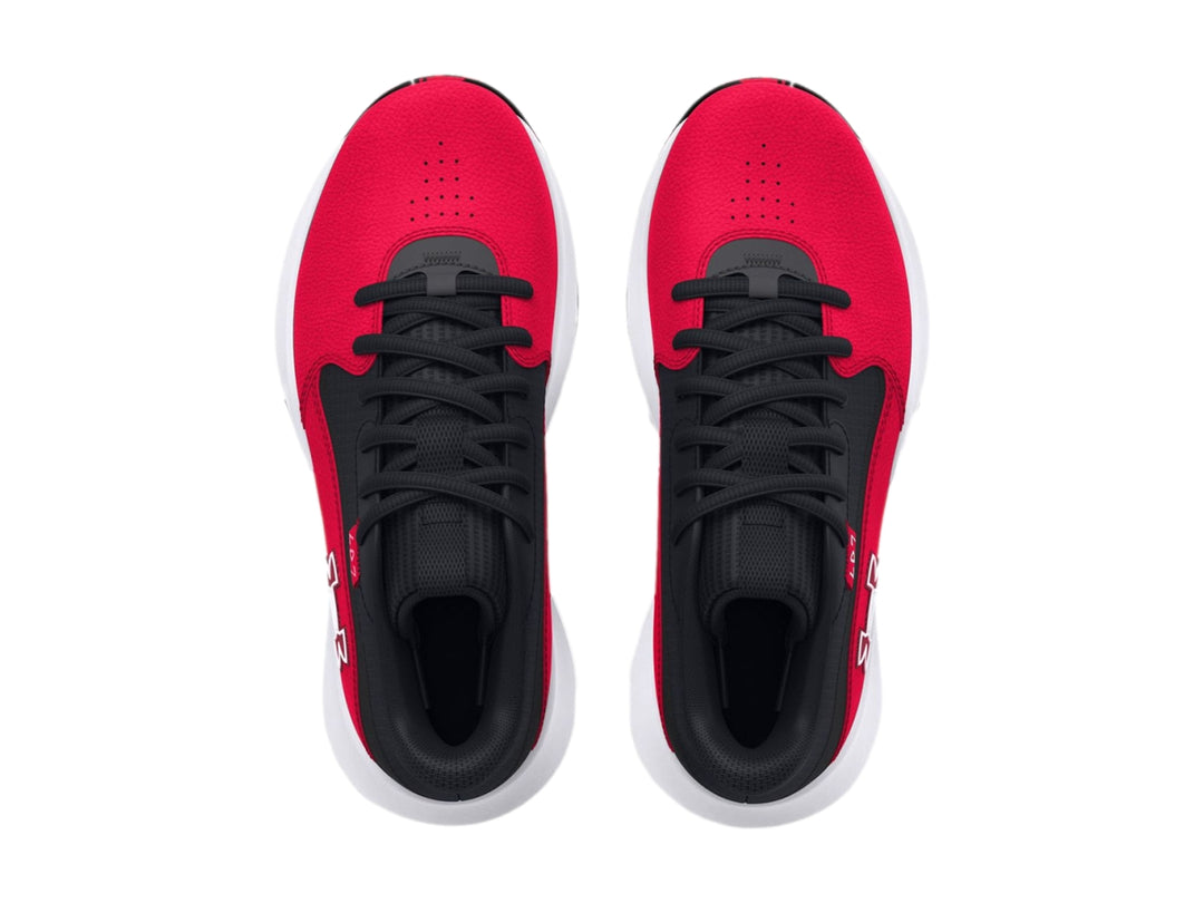 Tenis Under Armour Lockdown 7 Rojo y Blanco para Niño
