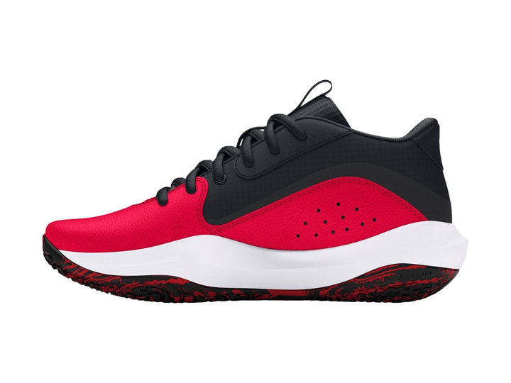 Tenis Under Armour Lockdown 7 Rojo y Blanco para Niño