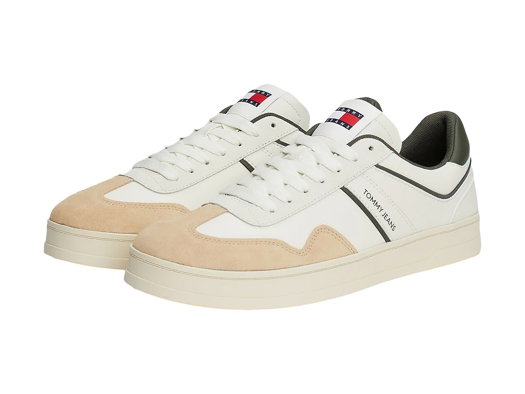 Tenis Tommy Hilfiger The Greenwich Retro Ivory para Hombre