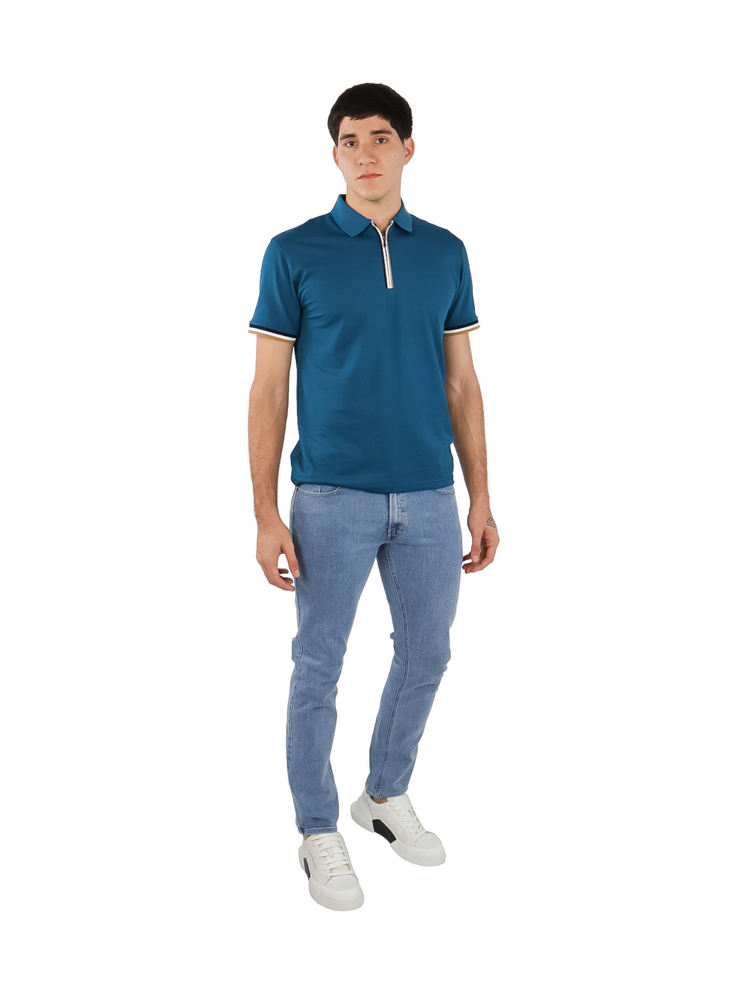 Jeans OGGI Basic Iron Random Bleach para Hombre
