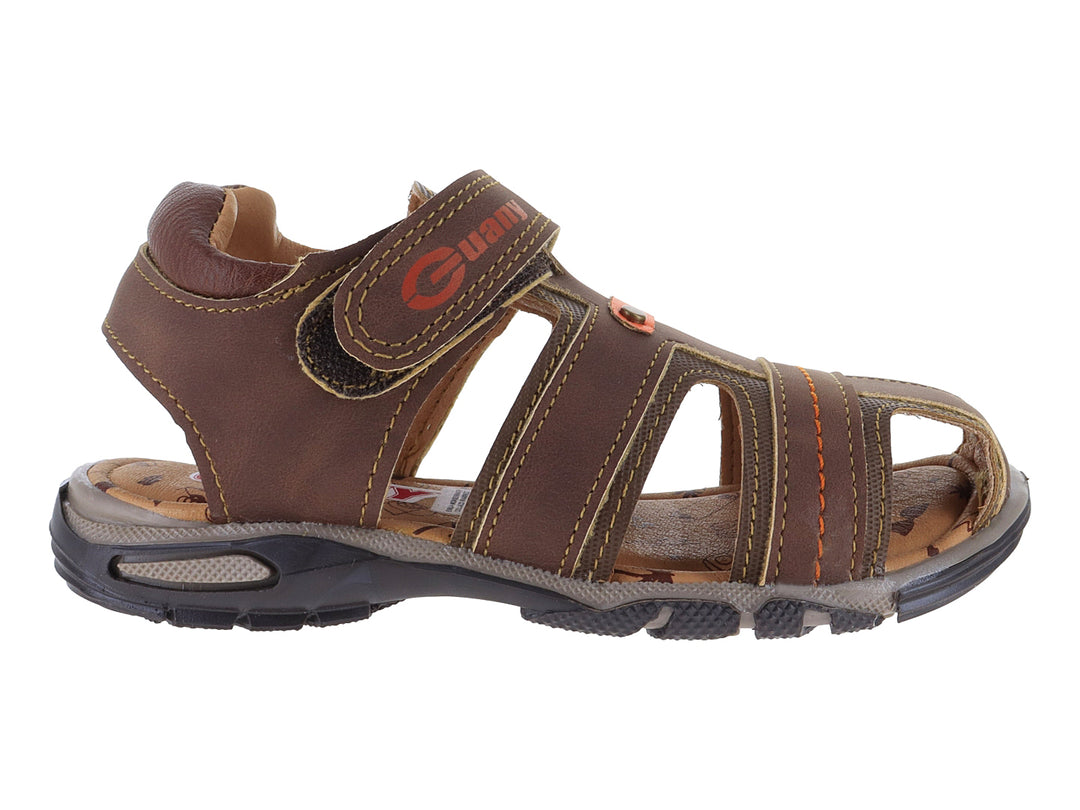 Sandalias Guany Café para Niño