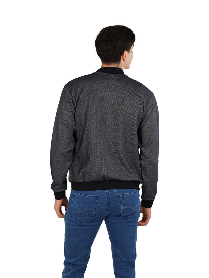 Chamarra Bomber American Fly Negro para Hombre