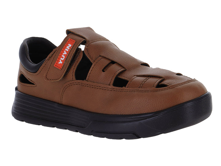 Sandalias YUYIN Color Cajeta para Nino