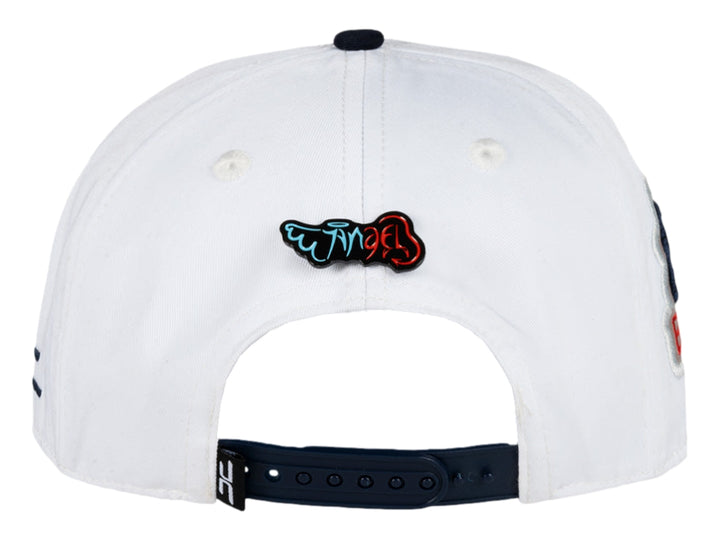 Gorra Snapback JC Hats Balance Blanco y Azul Marino para Hombre