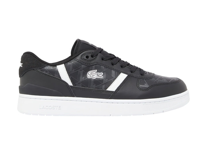 Tenis Lacoste T-Clip Negro con Blanco para Hombre