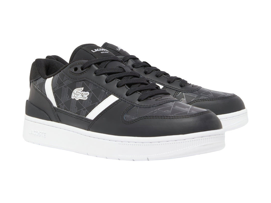 Tenis Lacoste T-Clip Negro con Blanco para Hombre