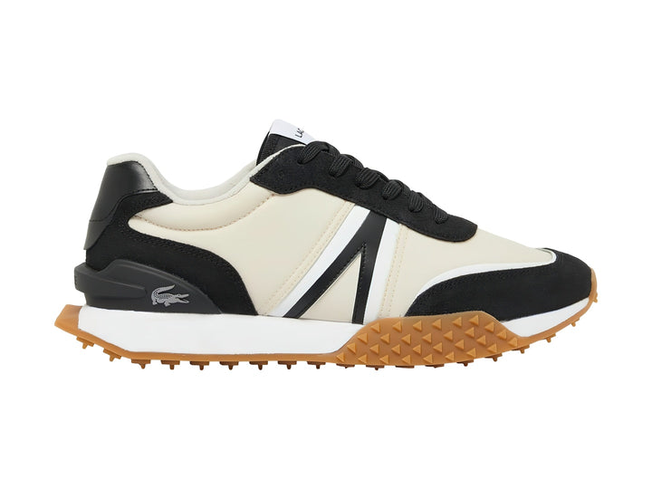 Tenis Lacoste L-Spin Deluxe Negro y Blanco Roto para Hombre