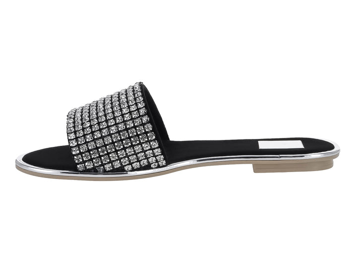 Sandalias Luna Rosa Negro Plata para Mujer