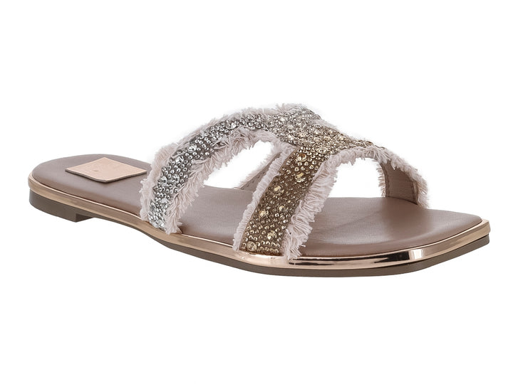 Sandalias Luna Rosa Multicolor Plata y Oro Rosado para Mujer