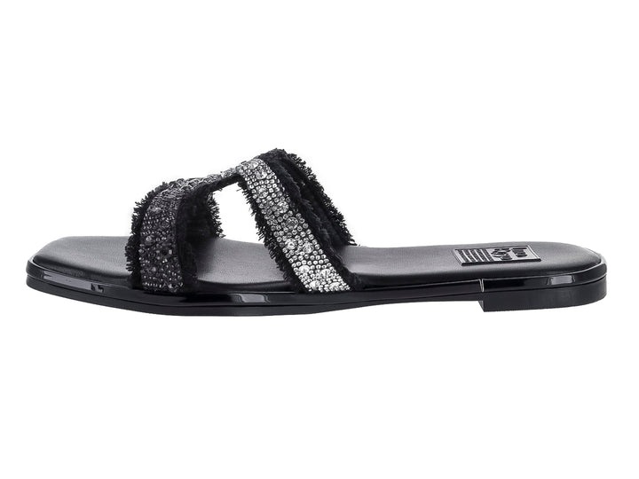 Sandalias Luna Rosa Negro Plata para Mujer