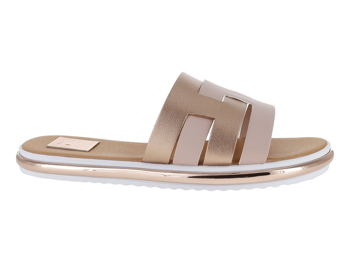 Sandalias Luna Rosa Dorado para Mujer
