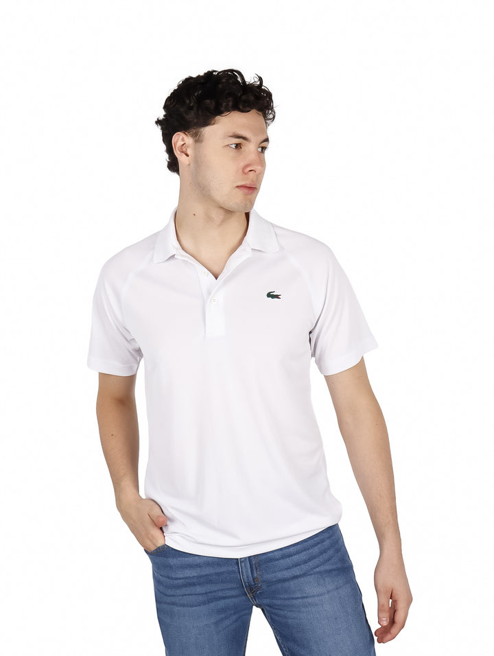 Playera Polo Lacoste Blanco para Hombre