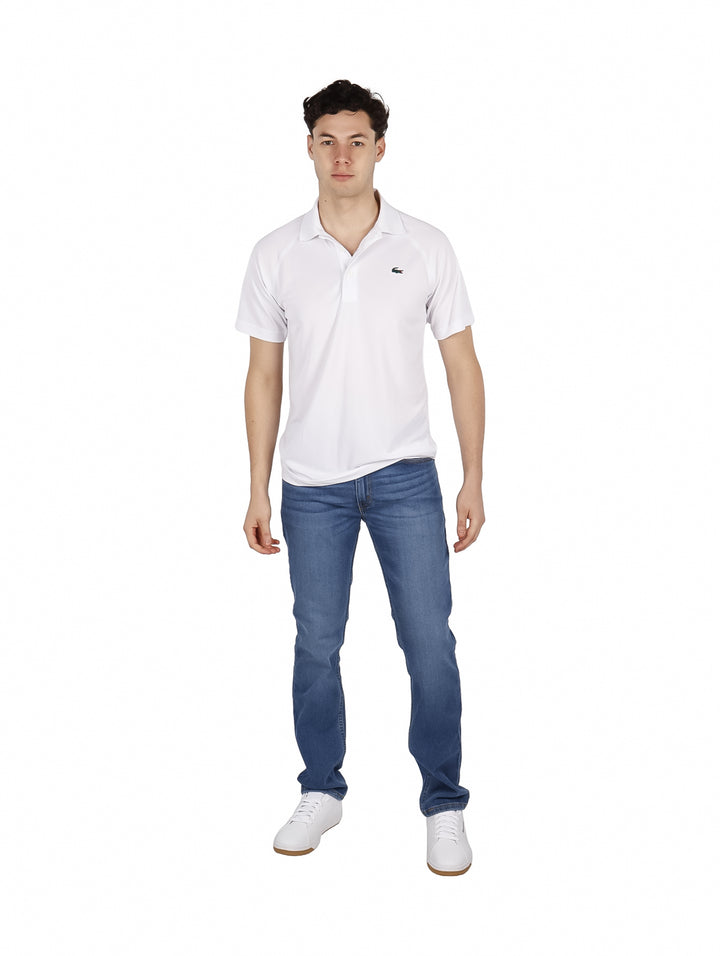 Playera Polo Lacoste Blanco para Hombre