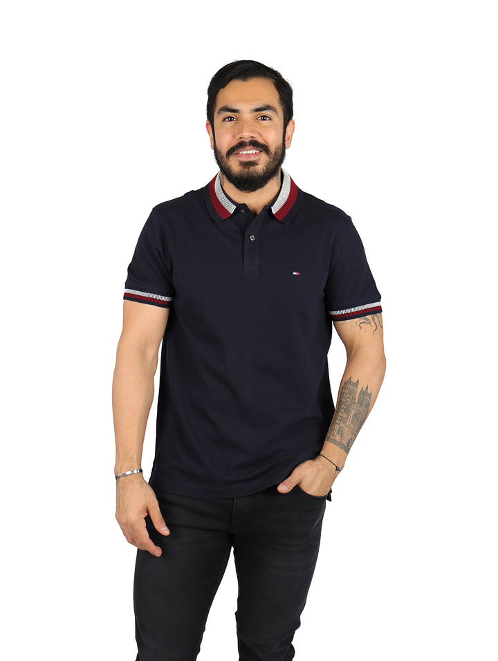 Playera Polo Tommy Hilfiger Azul Marino para Hombre