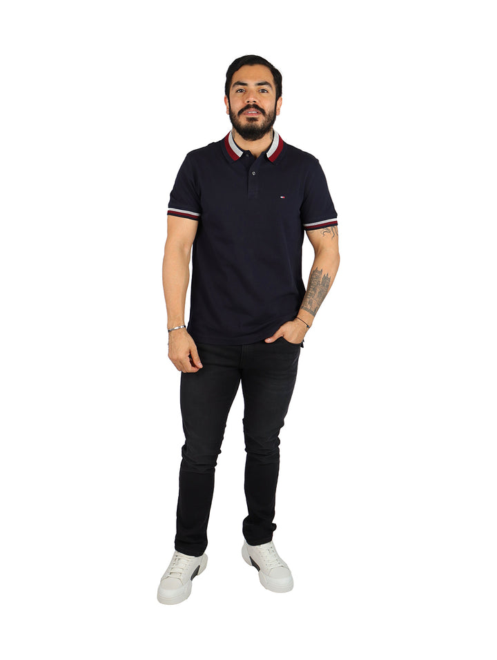 Playera Polo Tommy Hilfiger Azul Marino para Hombre